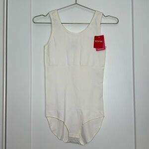 NWT Spanx Shaping Panty Bodysuit, Off-White, Size S